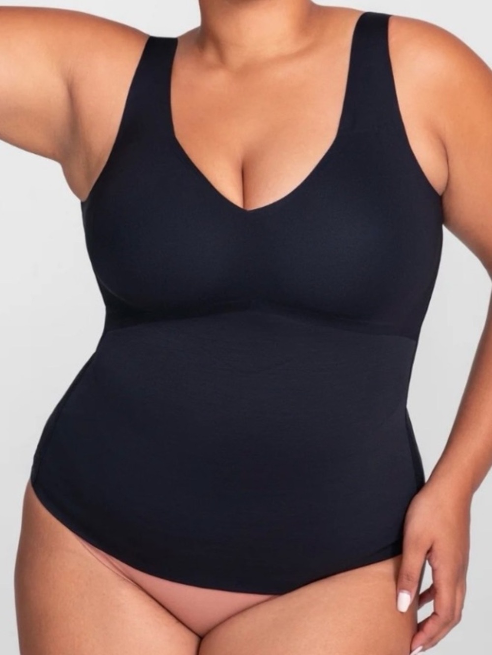 Honeylove Liftwear Shapewear Wireless Tank Top Built in bra Shaping Support 2X